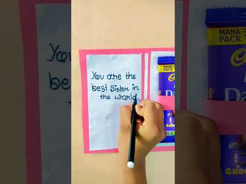 Birthday card for your sister // birthday card #shorts #viral #youtubeshorts