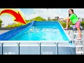 ‍ WE ARE INSTALLING THE BIGGEST POOL THE STORM COMES AND TAKES IT AWAY