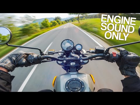 Royal Enfield Scram 411 sound [RAW Onboard]