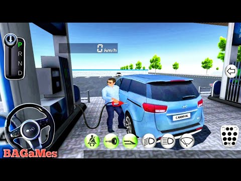 3D Driving Class #36 Man Supplying Pechool Car Gas Station! Car Games - Android Gameplay [HD]