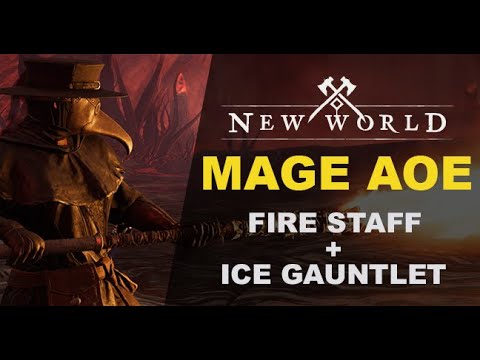 SOLO AOE DAMAGE MAGE BUILD! SOLO AOE FARM LOCATION - New World