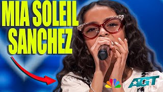Mia Soleil Sanchez 13-year-old Sings Billie Eilish &quot;Happier Than Ever&quot; Must-Watch! | AGT 2024