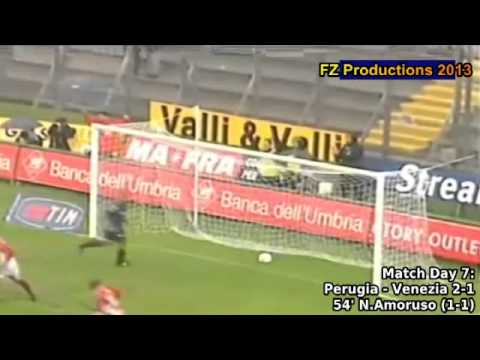 Serie A 1999-2000, day 7 Perugia - Venezia 2-1 (N.Amoruso 1st goal)