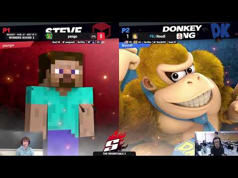 The Roundtable 2 Winner Round 2 - pango(Steve) Vs. Noodl(Donkey Kong) Smash Ultimate - SSBU
