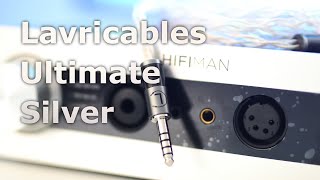 LavriCables Ultimate Silver Headphone Cable - Made For HIFIMAN, Meze and More