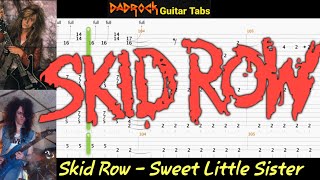 Sweet Little Sister - Skid Row - Guitar + Bass TABS Lesson