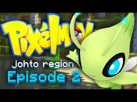 CATCHING CELEBI (Pixelmon Johto Region) Ep. 2