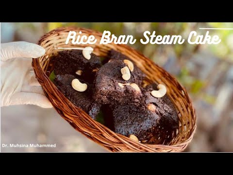 Rice Bran Steam Cake - A super healthy snack recipe