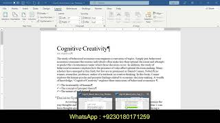 Exp19_Word_Intro_Cap_Thinking | Word Introductory Capstone - Critical Thinking
