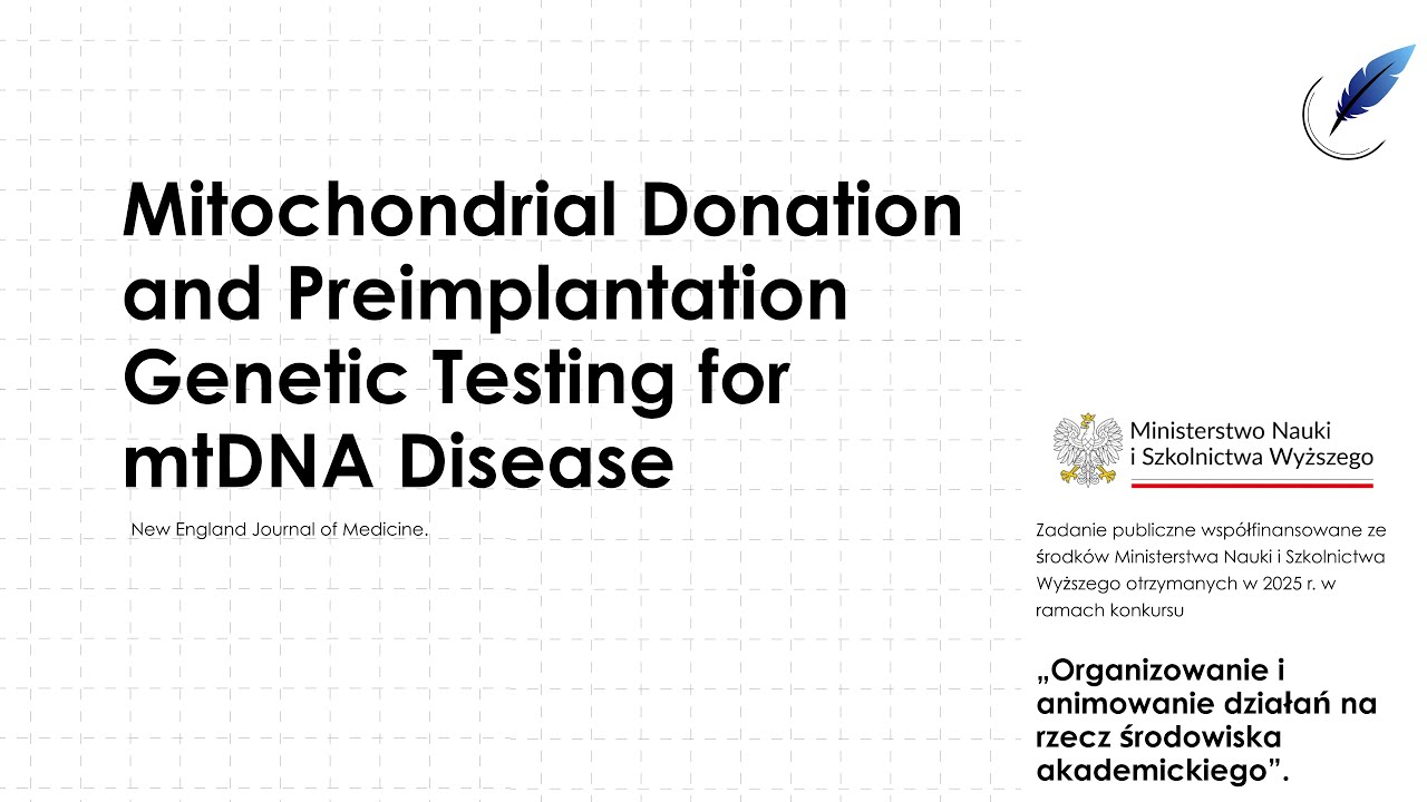 Mitochondrial Donation and Preimplantation Genetic Testing