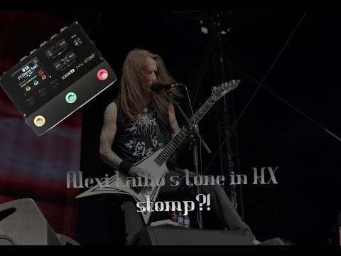 HOW TO SOUND LIKE ALEXI LAIHO (AT LEAST AS SIMILAR AS POSSIBLE) IN LINE6 HX STOMP!