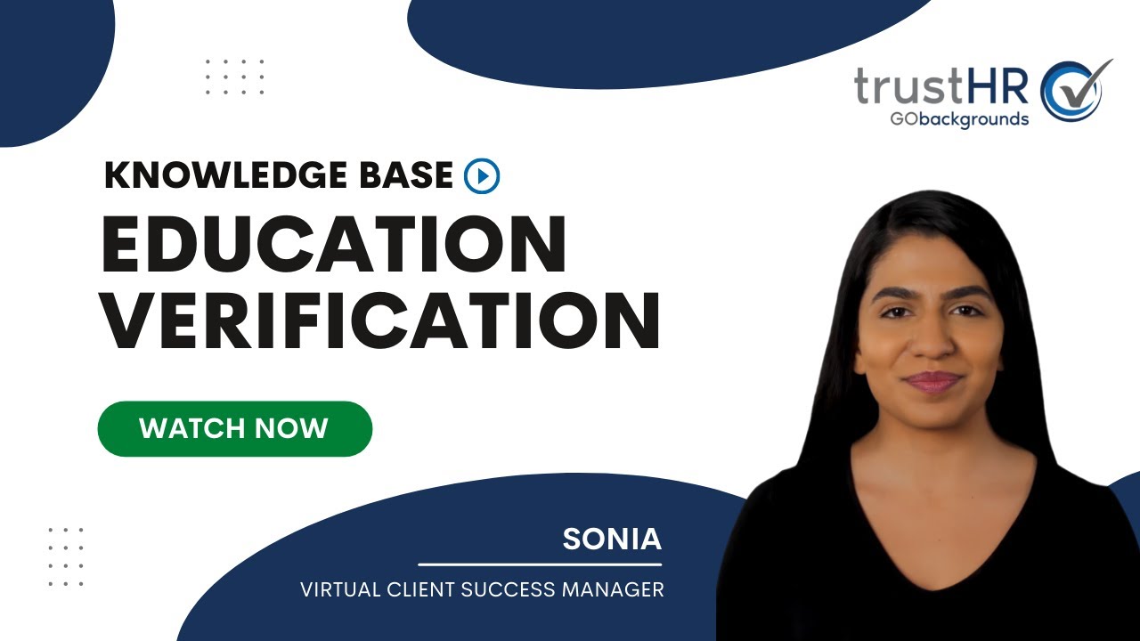 Education Verification