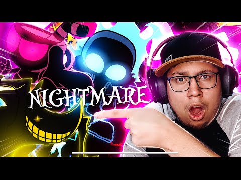I BEAT THE NIGHTMARE SONGS IN FNF INDIE CROSS !!! HARDEST FNF MOD !!!!!