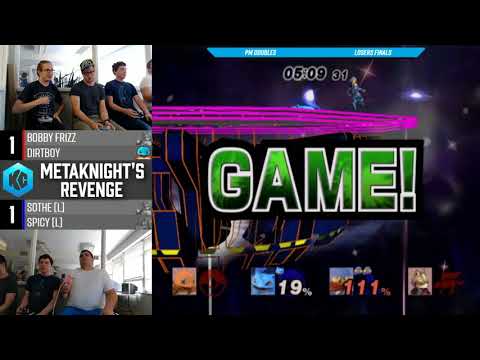 Metaknight's Revenge PM - Bobby Frizz & Dirtboy Vs. Sothe & Spicy - Doubles Grand Finals