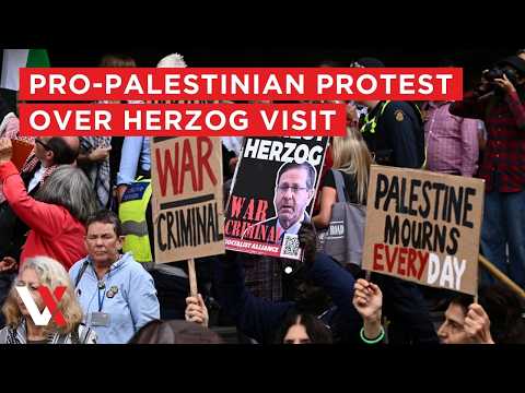 LIVE | Pro-Palestinian Supporters Rally In Melbourne Protesting President Herzog Visit | VERTEX