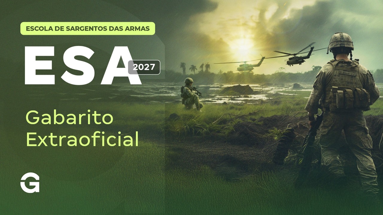 Concurso ESA 2027 | Gabarito Extraoficial