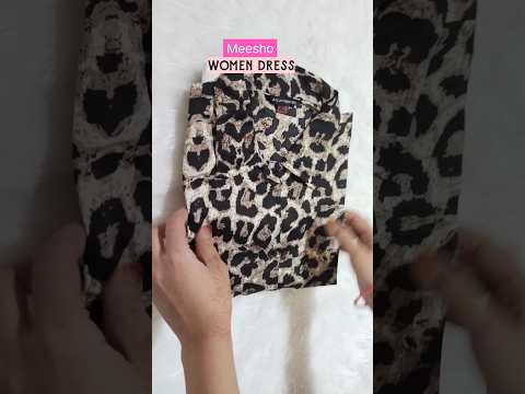 Meesho Leopard Print Women Dress Haul #shorts #youtubeshorts