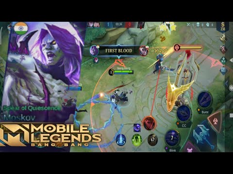 MOSKOV AGGRESSIVE😠😡😤 GAMEPLAY |MOBILE LEGENDS BANG BANG