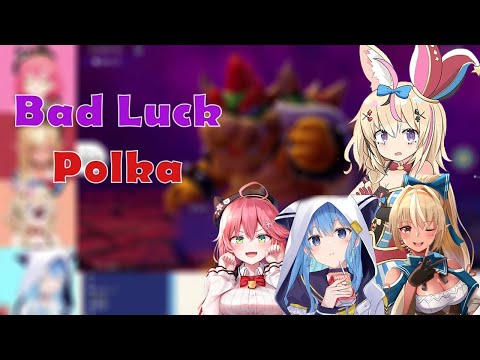 Polka can't be more Bad Luck than this.... Shiraken Mario Party Collab [EN Sub]