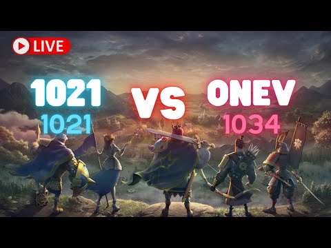 1021 VS ONEV - JOGOO 2 DA FINAL DA LIGA DE OSIRIS | RISE OF KINGDOMS