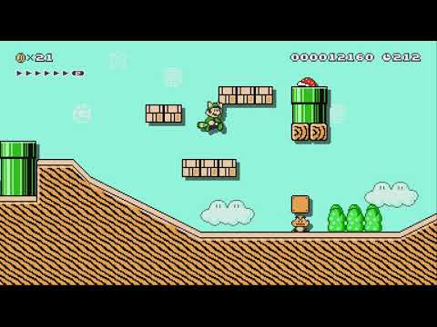 Super Mario Bros. 3 World 1 by Piplupleon - Super Mario Maker 2 - No Commentary 1bu