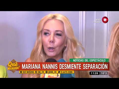 Mariana Nannis denies her separation