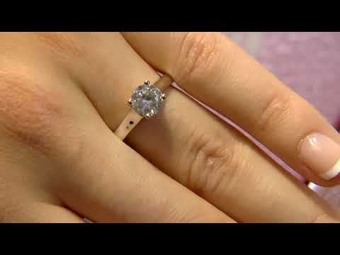 SR1022 1.00 Carat Solitaire Diamond Engagement Ring