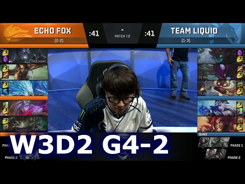 Liquid vs Echo Fox Game 2 | S7 NA LCS Spring 2017 Week 3 Day 2 | TL vs FOX G2 W3D2