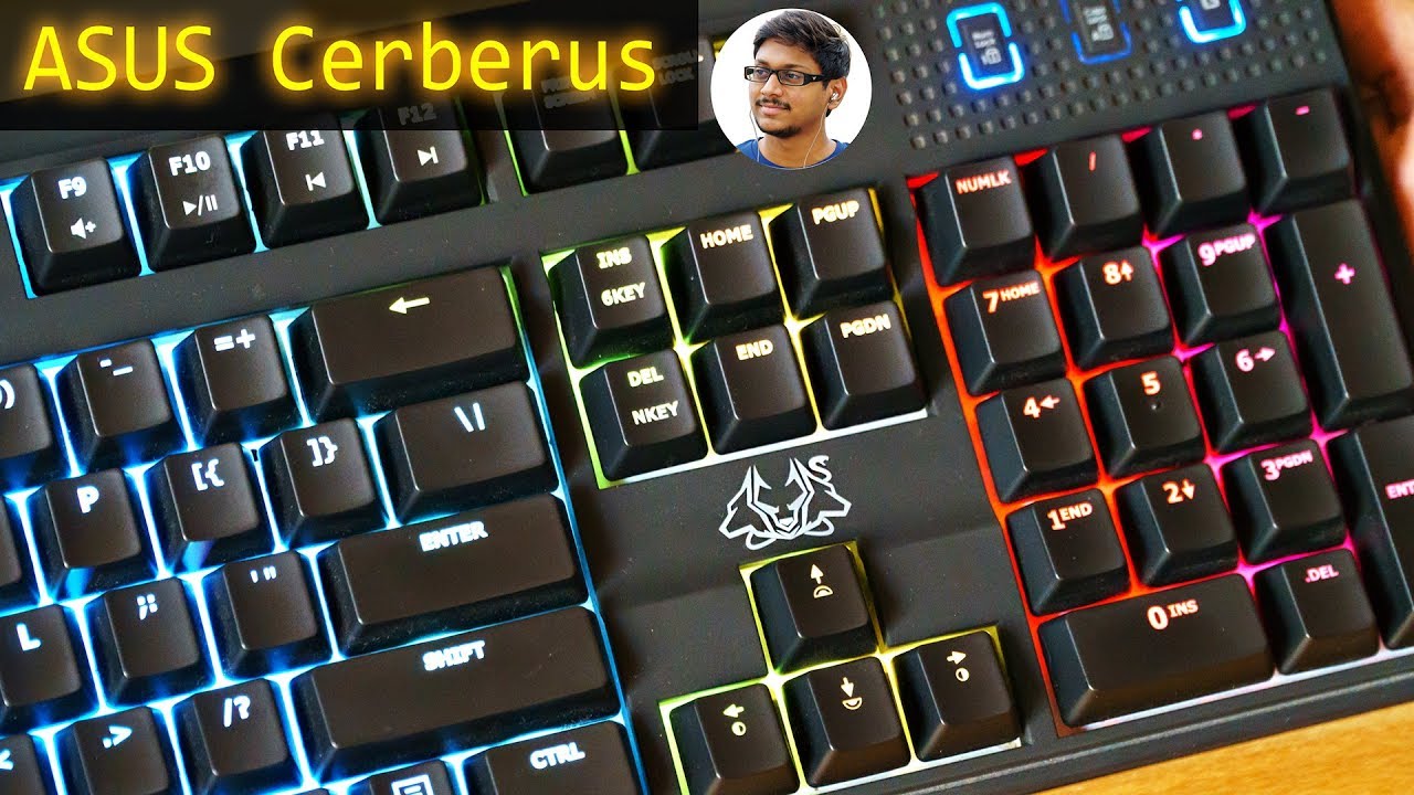 Клавиатура игровая Asus CERBERUS RGB коричневый Switch, 90YH0192-B2RA00