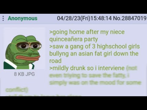 Anon BACKHANDS highschool GIRLS! - 4chan greentext stories