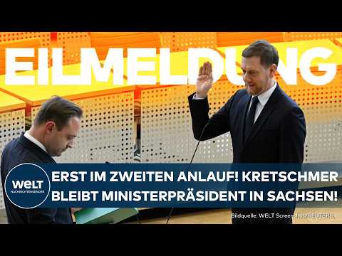 EILMELDUNG - Michael Kretschmer bleibt Ministerpräsident in Sachsen! Bestätigung im zweiten Wahlgang