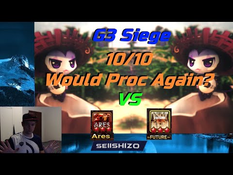 G3 Siege - Vs Ares & ~Future~ 10/10 would proc again? -  Summoners War