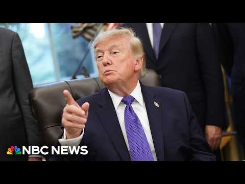 LIVE: Trump makes announcement at the White House | NBC News