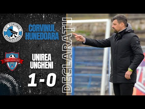 DECLARAȚII | Florin Maxim și Flavius Iacob, după Corvinul - Unirea Ungheni, 1-0