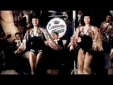 Durch die Nacht klingt ein Lied...Willi Stanke & sein Orchester (1942/Berlin by Night/4K/Colorized)