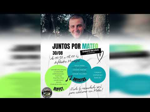 Marcos Juárez: El próximo 30 de agosto se llevará a cabo el evento solidario "Todos por Mateo"
