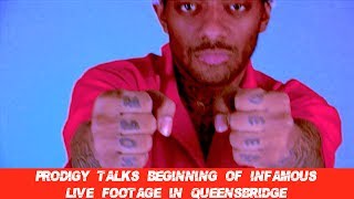 Prodigy Of Mobb Deep Talks "Beginning of Infamous Click" and live footage in Queensbridge