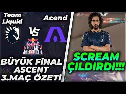 Team Liquid vs Acend 3.Maç Özeti Ascent | Valorant Red Bull Home Ground Büyük Final