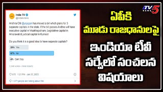 India TV Survey On AP 3 Capitals | AP Capital Change