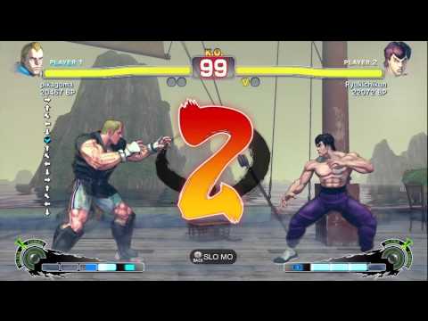 pikagoma [Abel] vs Ryukichikun [Fei] SSF4 Japanese Online Ranked Matches - TRUE-HD