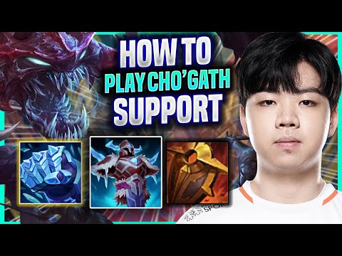 LEARN HOW TO PLAY CHO'GATH SUPPORT LIKE A PRO! - HLE Vsta Plays Cho'Gath Support vs Alistar! |