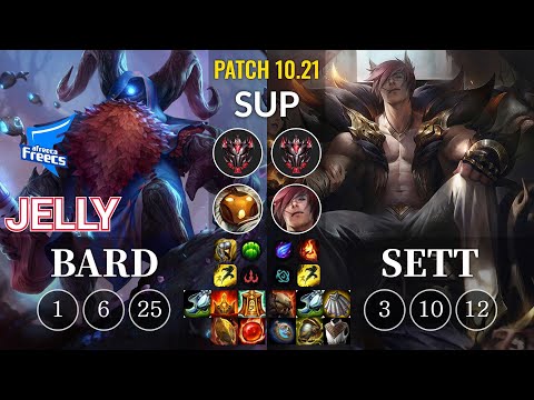 AF Jelly Bard vs Sett Sup - KR Patch 10.21