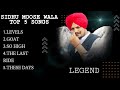 MOOSE WALA TOP 5 SONGS LEGEND FOREVER Moosewala Hitssongs
