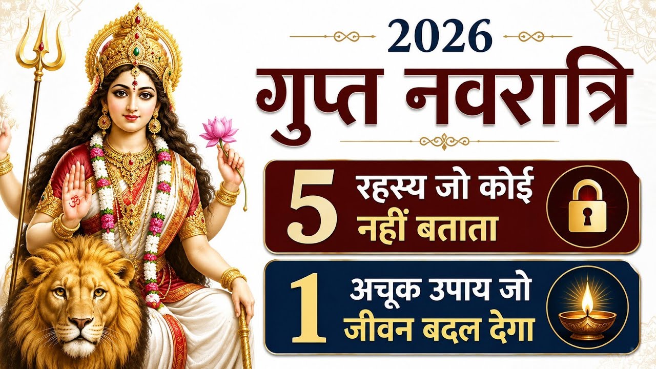 गुप्त नवरात्रि 2026 कब है | गुप्त नवरात्रि 2026 का रहस्य 🤫 | ये 5 बातें जान ली तो किस्मत बदल जाएगी 