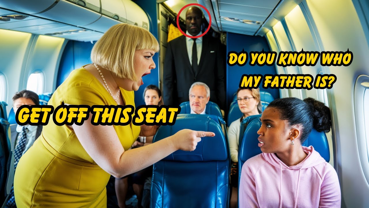 Racist Passenger DEMANDS Black Girl’s Seat Be Removed—FREEZES When Her FBI Dad Flashes his Badge