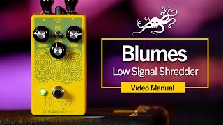 Video thumbnail for Blumes Low Signal Shredder Video Manual EarthQuaker Devices by EarthQuakerDevices