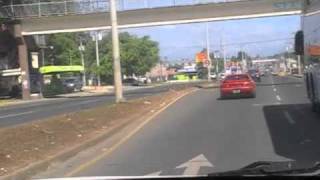 preview picture of video 'auto rijden panama high way boca chica als eindpunt'