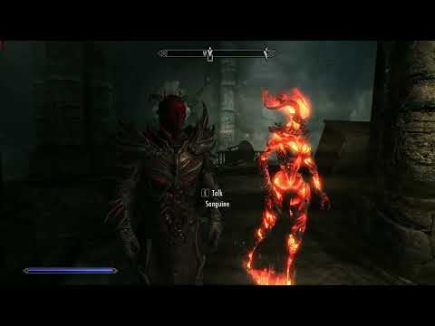 Sanguine randomly appears and helps me in a fight (Skyrim)