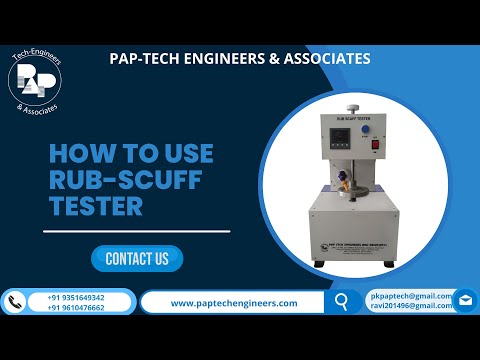 Scuff Tester