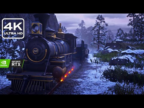 Red Dead Redemption 2 | Ultra Graphics Train Robbery [4K HD 60FPS PC]